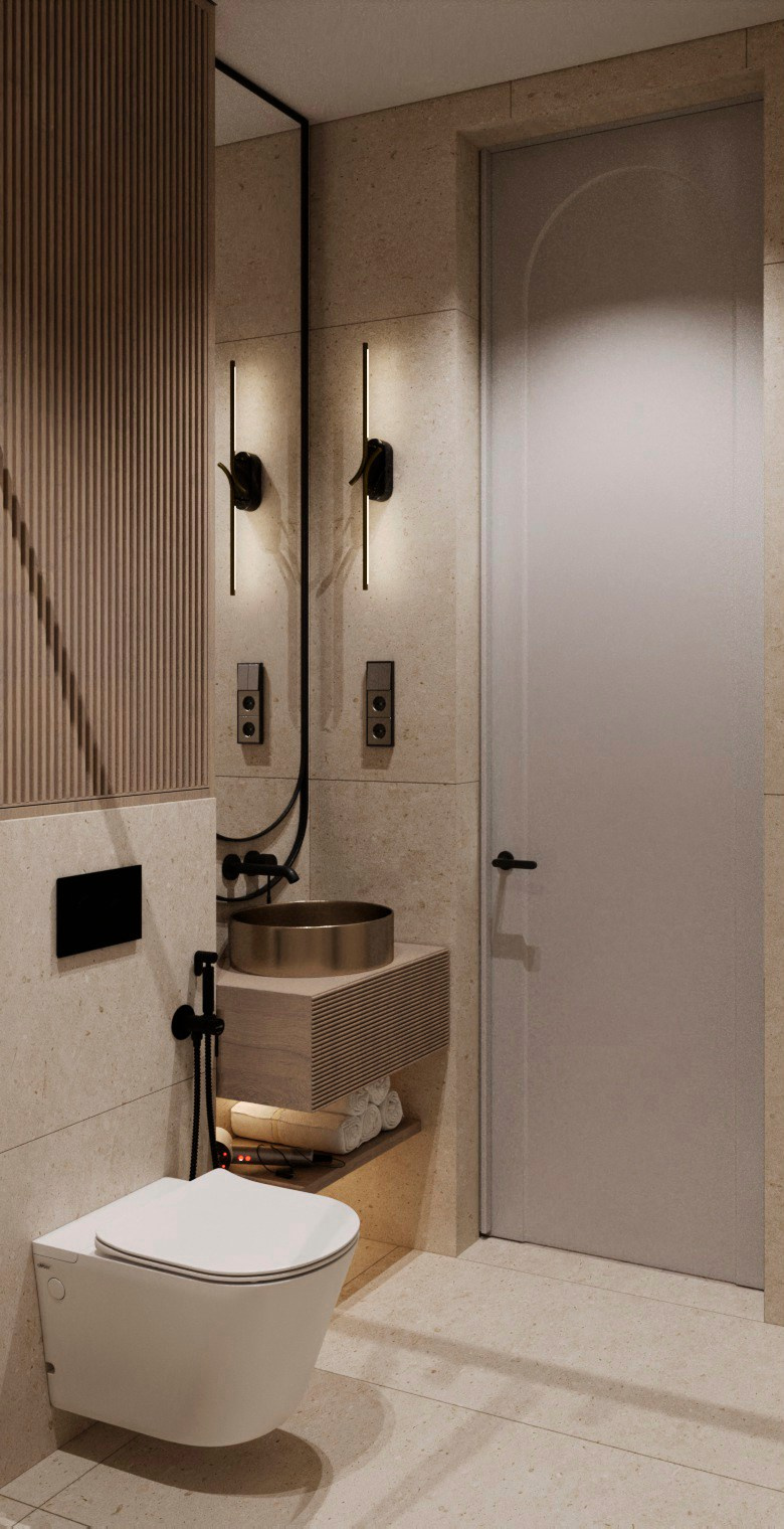 Квартира 135 м². г. Красноярск. ПРОЕКТИРОВАНИЕ ИНТЕРЬЕРОВ И АРХИТЕКТУРНЫХ РЕШЕНИЙ В СТУДИИ SHELOFAST DESIGN