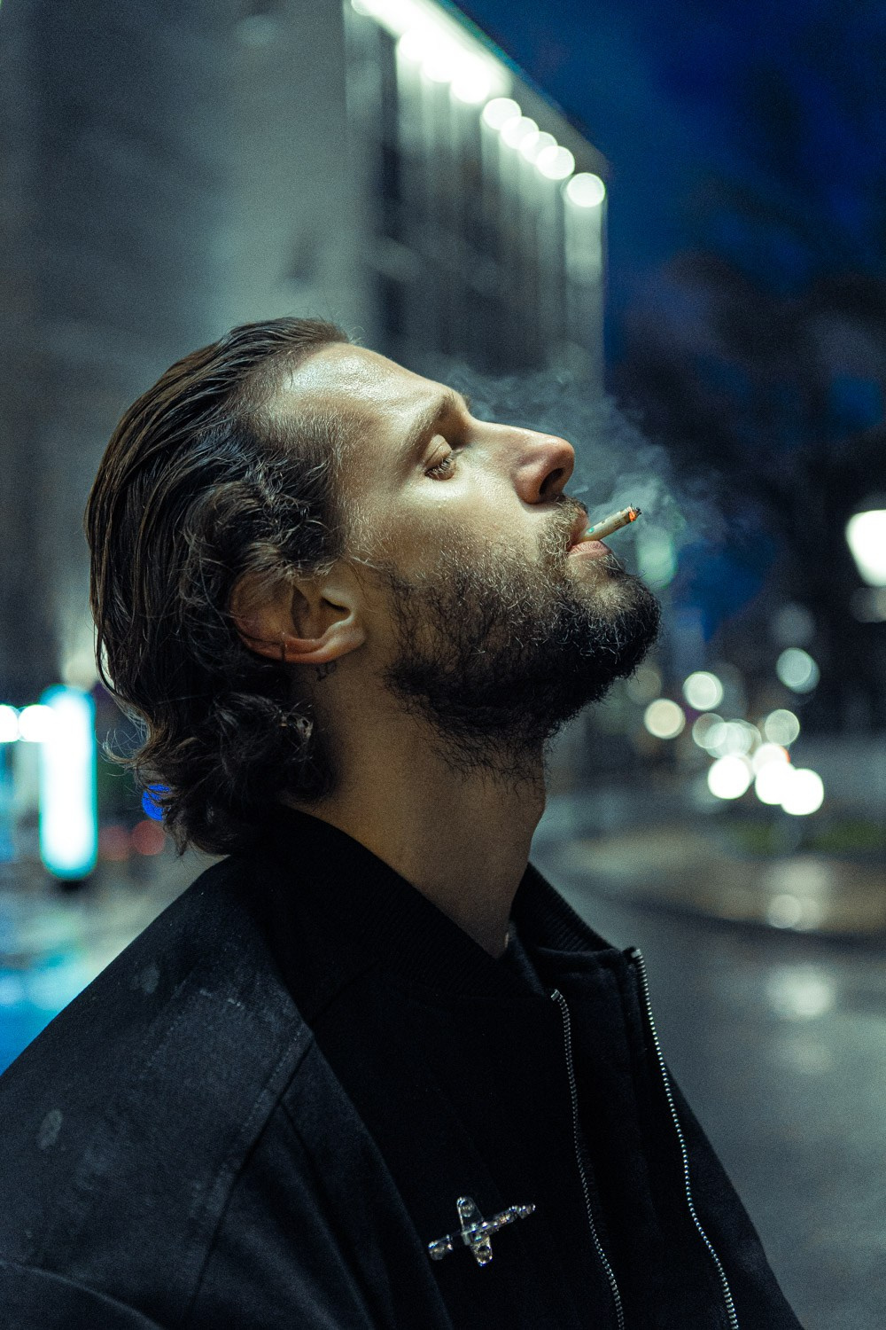 Мужская уличная фотосессия. Фотограф Москва арт- ню, портрет, fine art