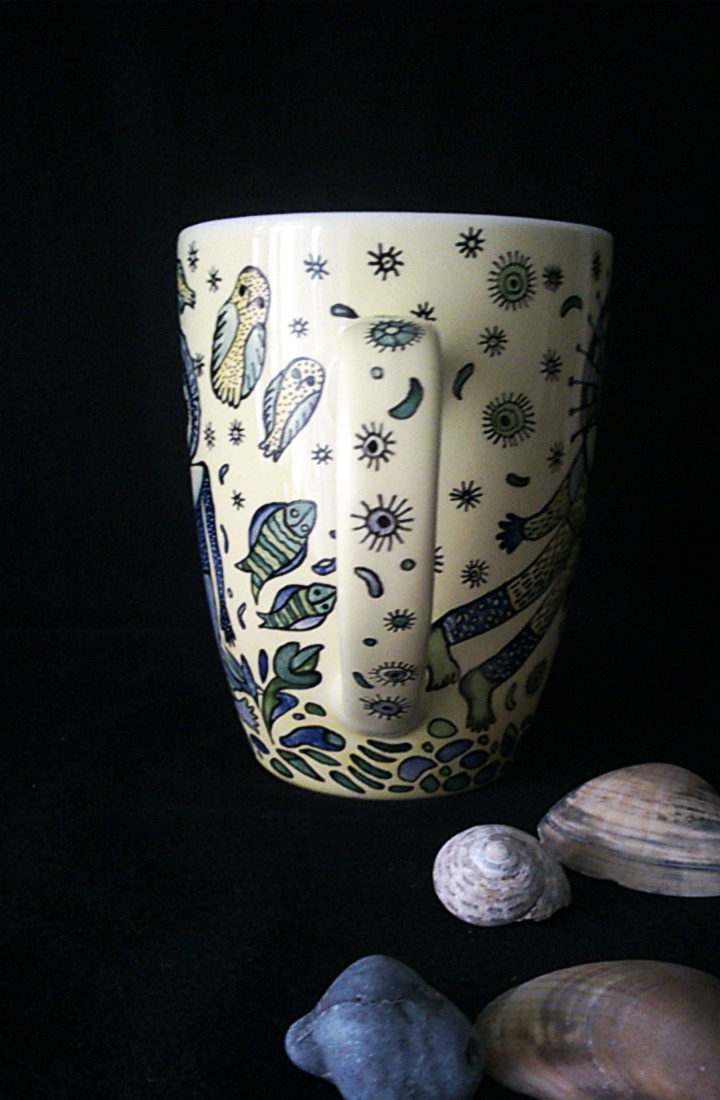 По мотивам рисунков австралийский аборигенов