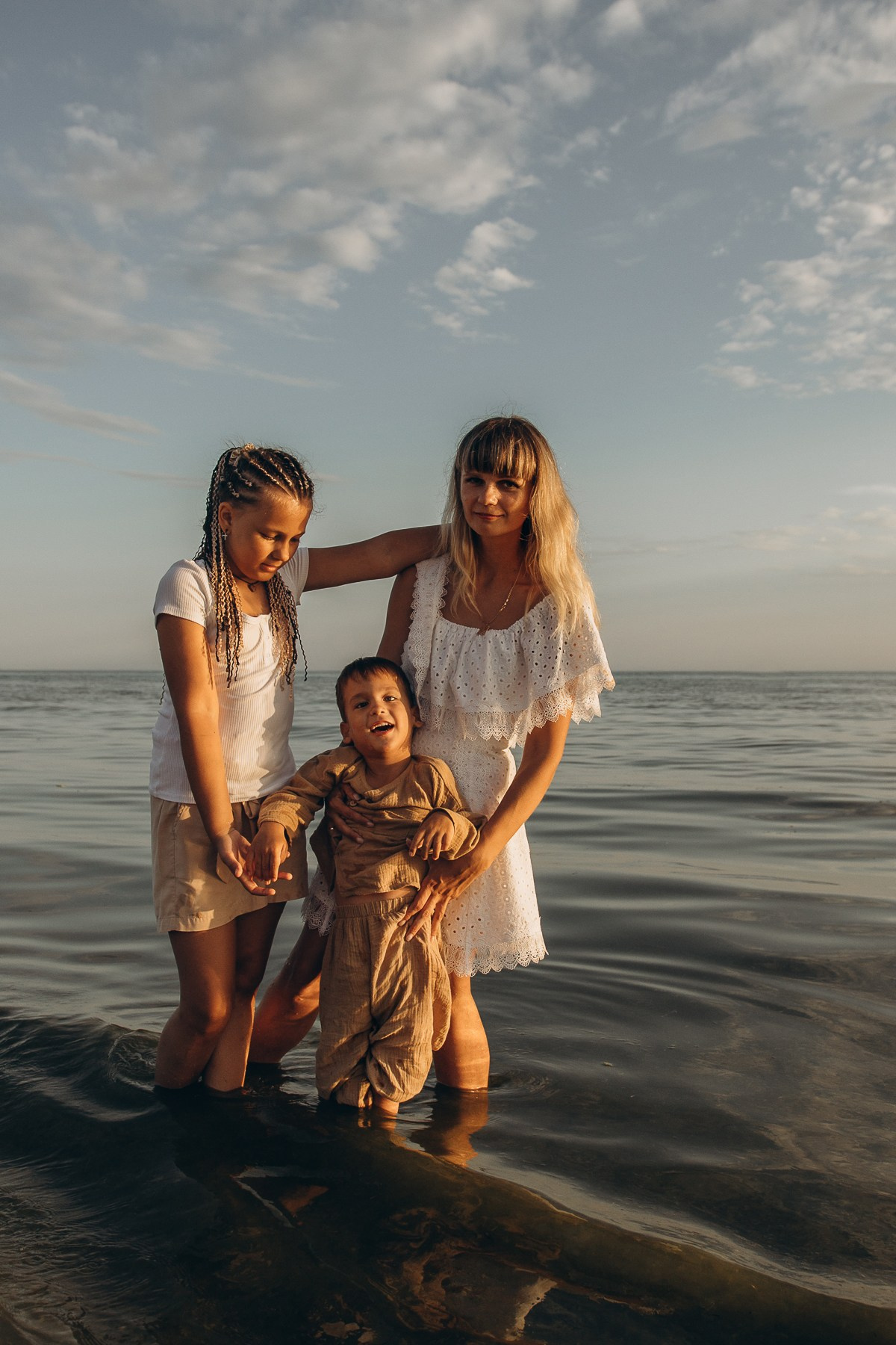 Наташа, Степан, Вика и Максим — на память о синем море и теплом песке. Семейный фотограф Новороссийск, Анапа, Геленджик — Юлия Давыдова