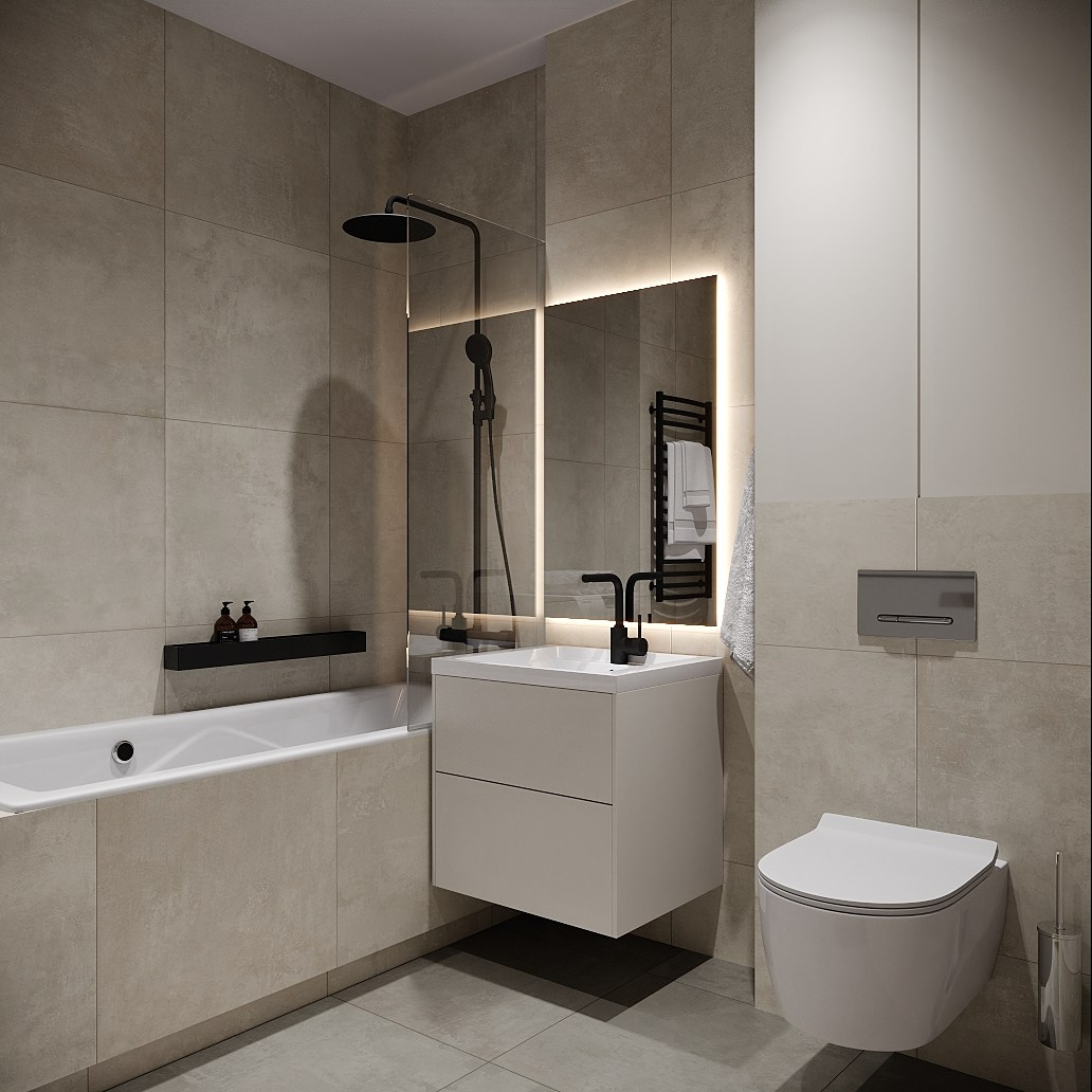 Квартира 75 м², г. Новый Оскол. Студия дизайна