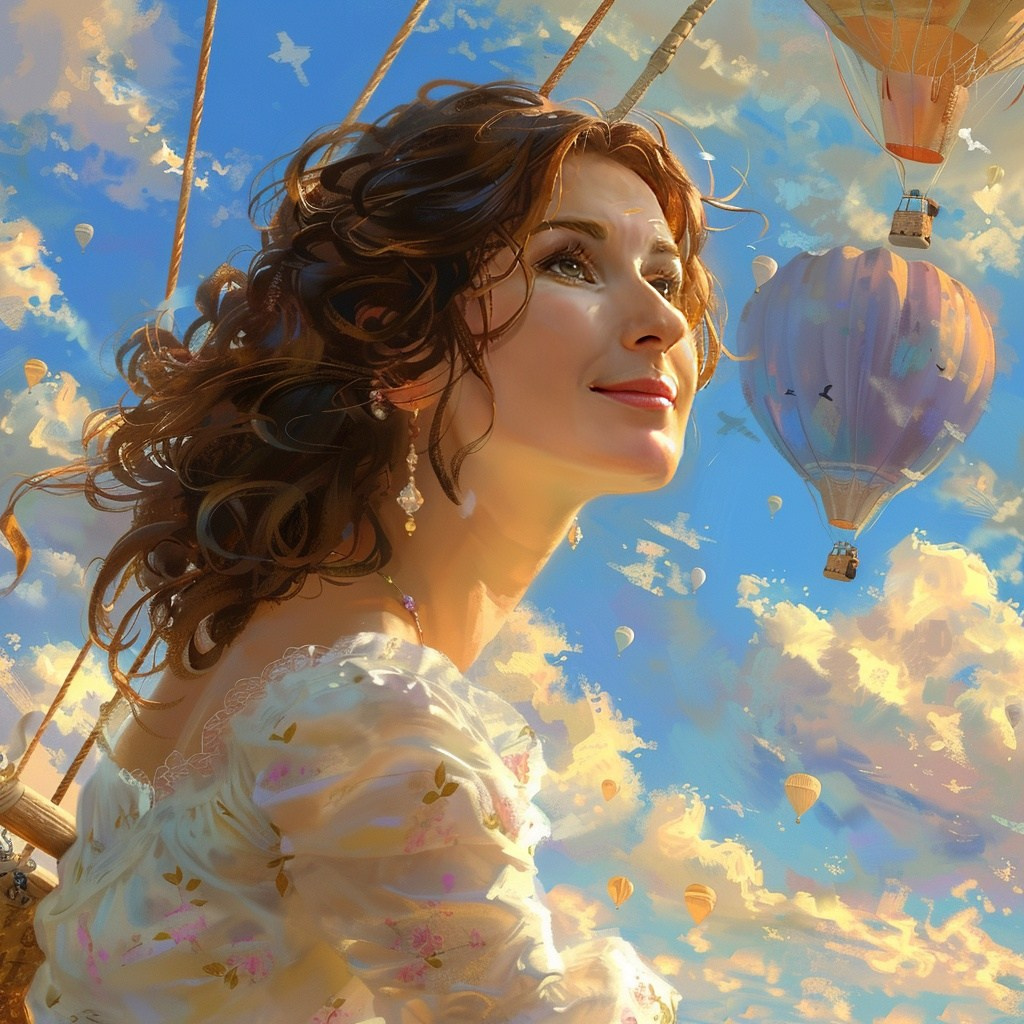 Нейрофотосессия для Марины. Сказочный образ девушки на шаре. ФотоХудожник Харитонова Ирина г. Санкт-Петербург