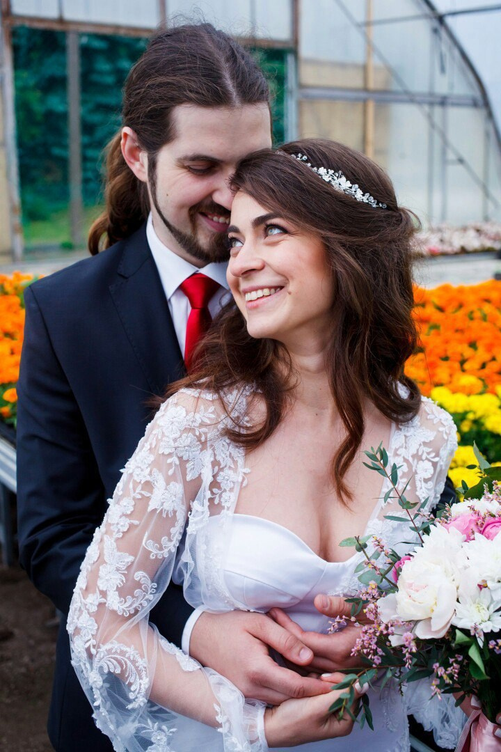 Примеры свадебных платьев. Модельер Евгений Бременев