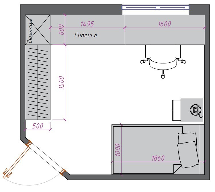 Детские и проекты комнат. Дизайнер интерьеров Olala interior design