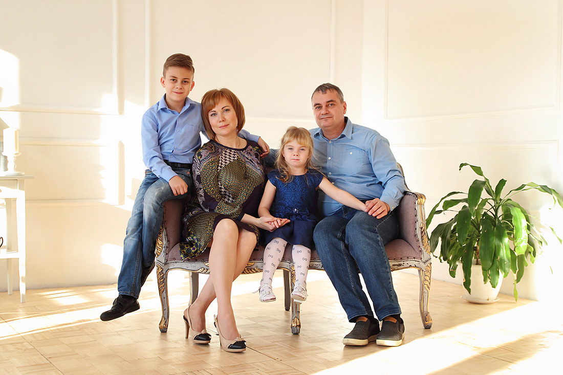 Большая семья. Фотограф Ирина Колесникова