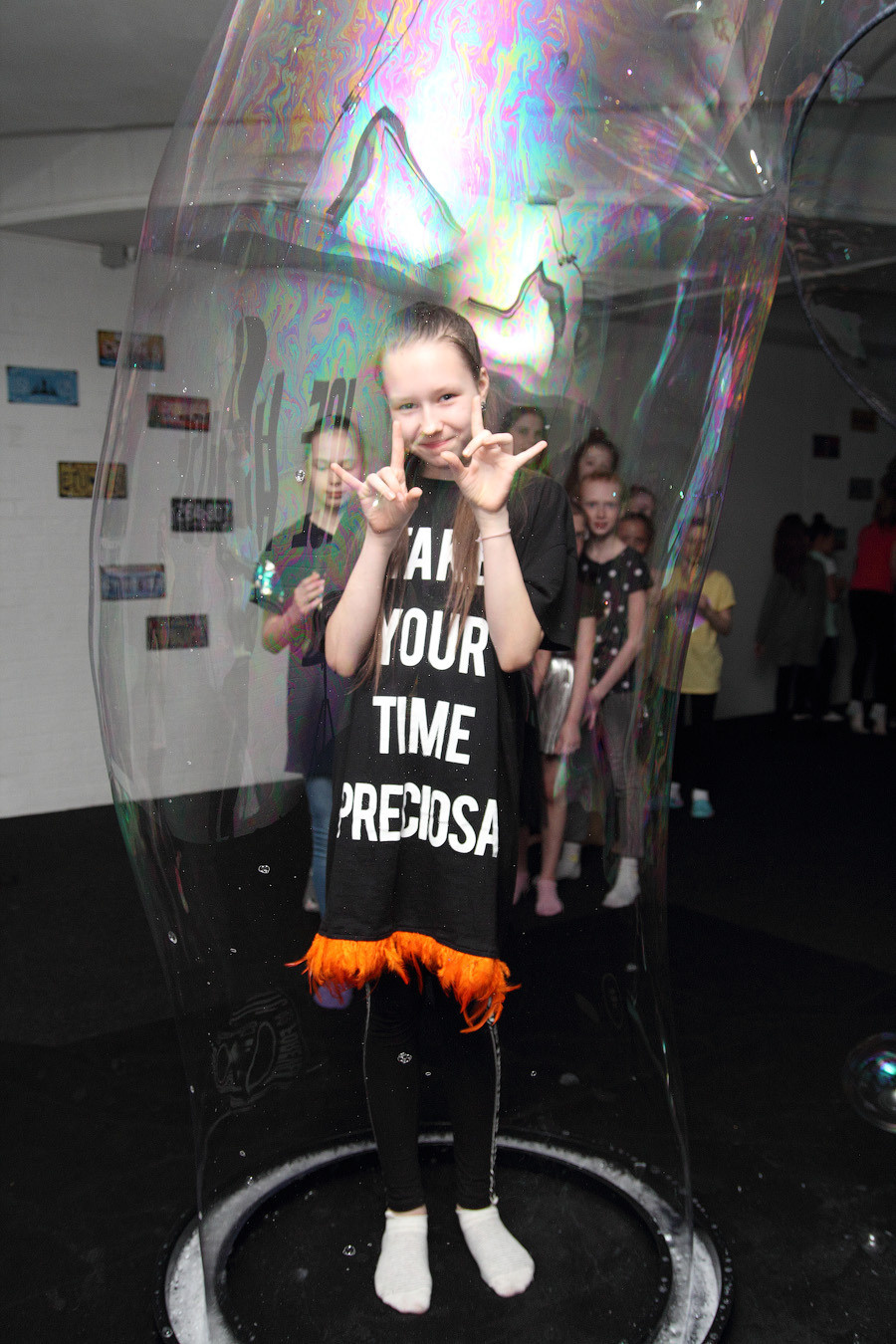 Шоу мыльных пузырей. Фотограф Ирина Колесникова