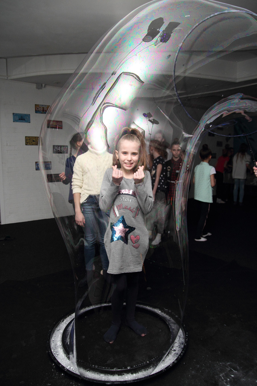 Шоу мыльных пузырей. Фотограф Ирина Колесникова