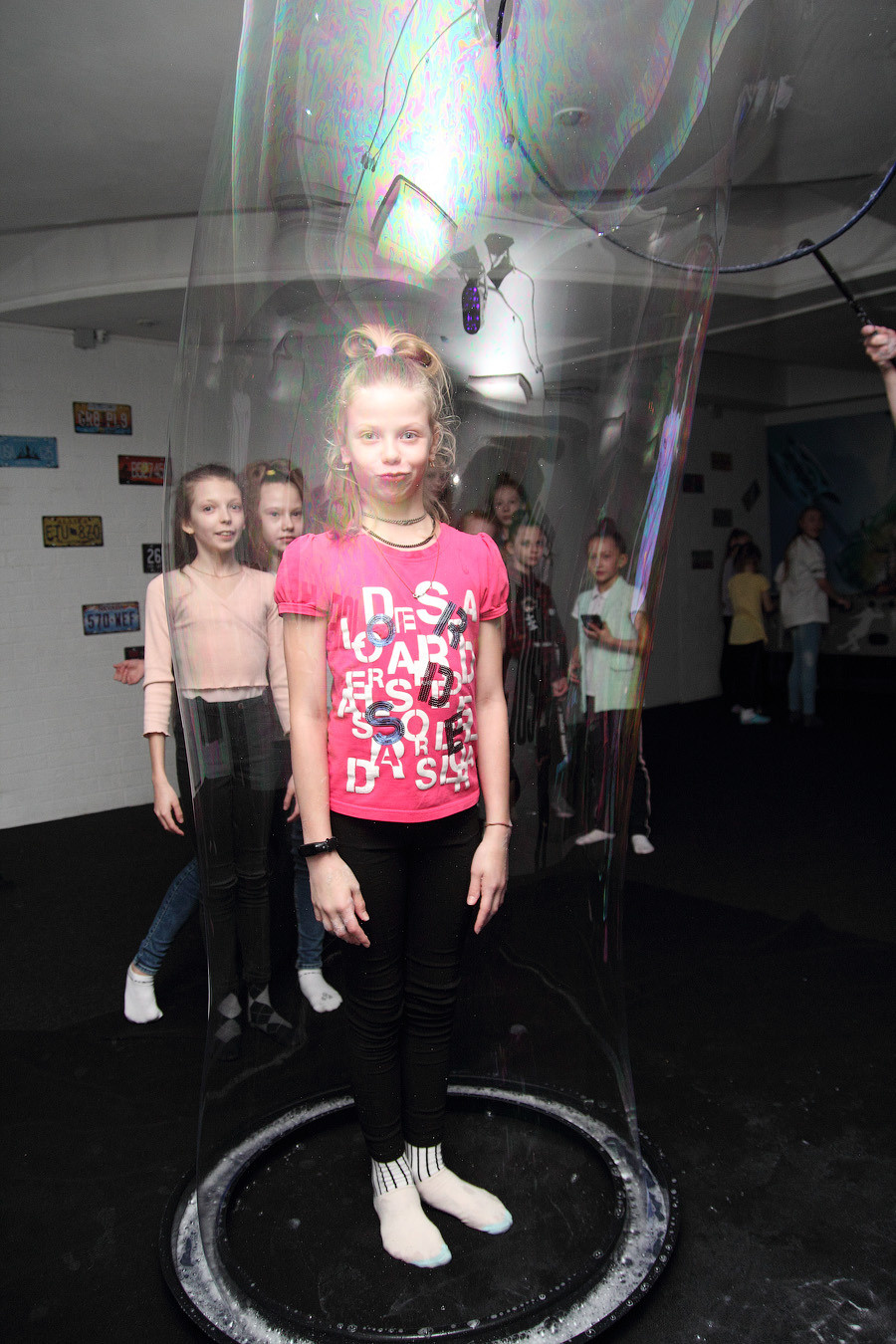 Шоу мыльных пузырей. Фотограф Ирина Колесникова