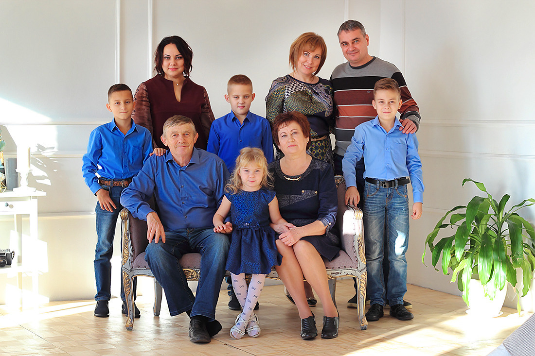 Большая семья. Фотограф Ирина Колесникова