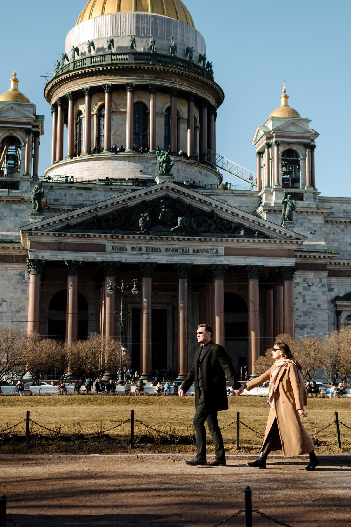 Лавстори. Исаакиевский собор. Свадебный и сеейный фотограф в Санкт-Петербурге Елена Худякова