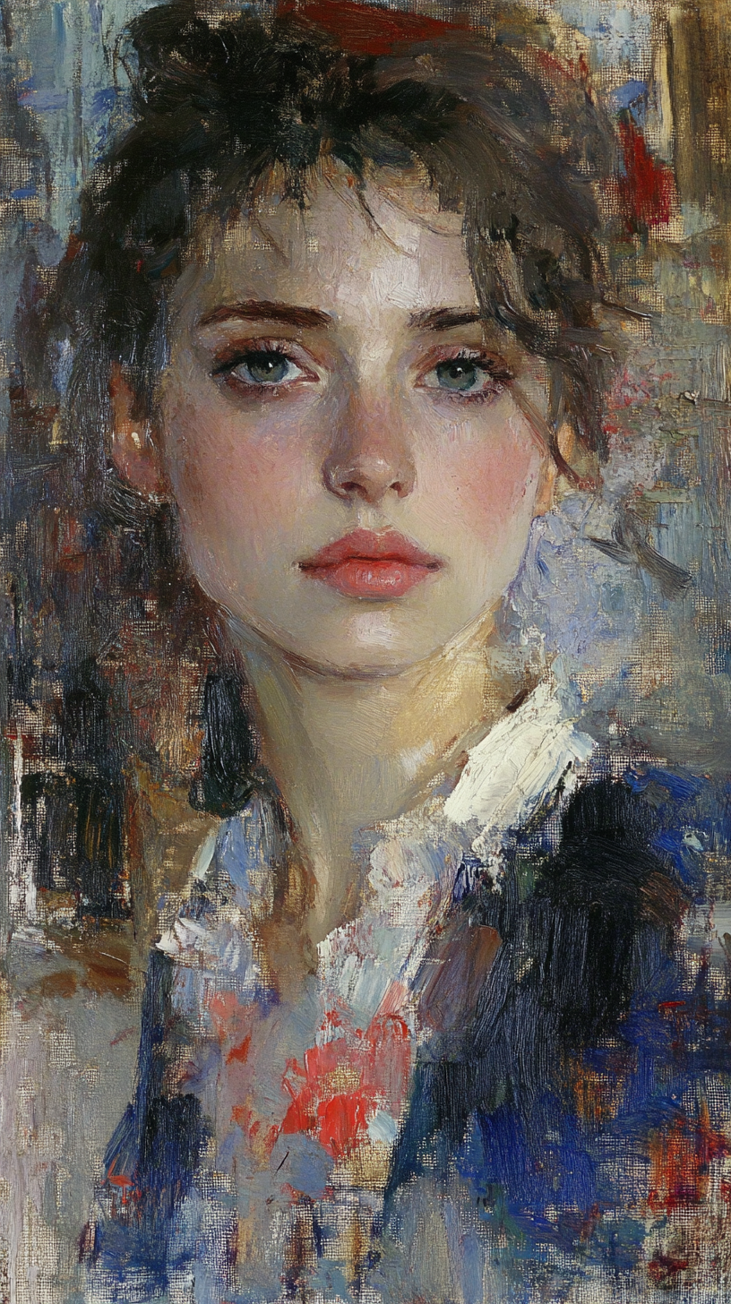 портрет девушка купить