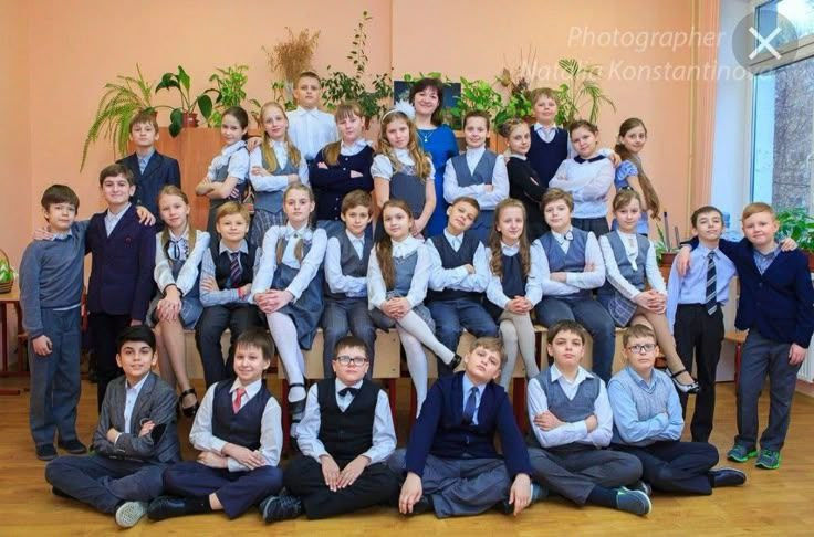 Общее фото класса. Выпускные альбомы для школ и Детских садов в Барнауле /Выпускные/Свадебные/Детские/Семейные и др. виды съёмок /Фотограф Вера Валейко