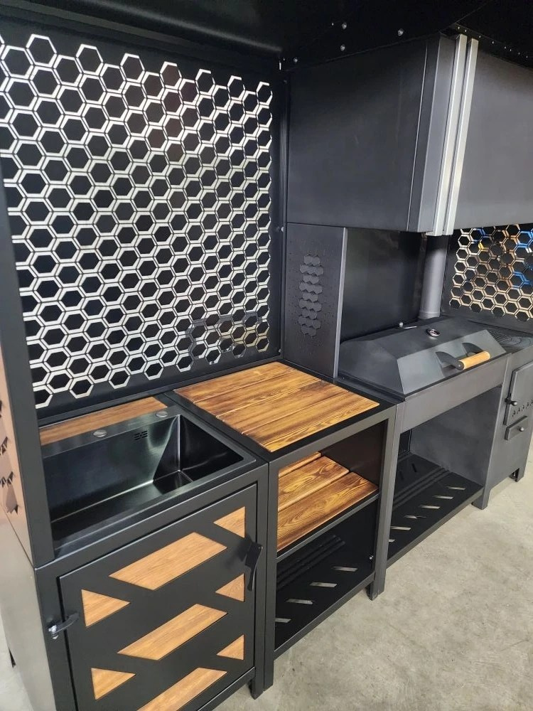 «Вектор» мангальная зона. Купить / заказать мангал для дома в Краснодаре от производителя «Дарбин»