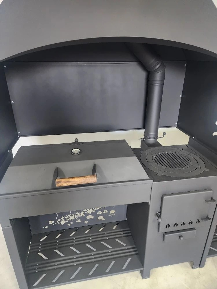«Джета с вытяжным зонтом и функцией смокер. Купить / заказать мангал для дома в Краснодаре от производителя «Дарбин»