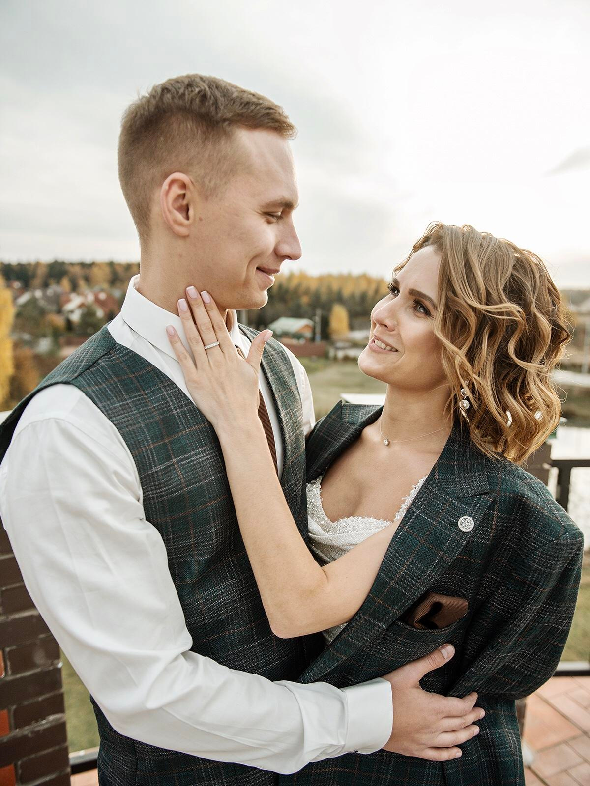 Свадебная фотосессия в загородном доме. 