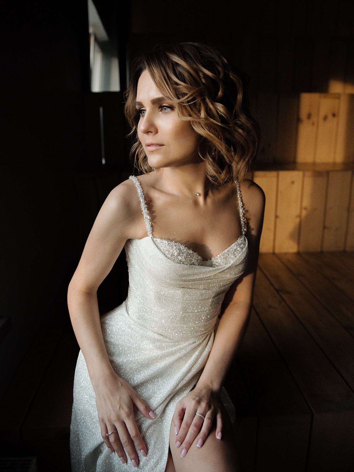 Свадебная фотосессия в загородном доме. 