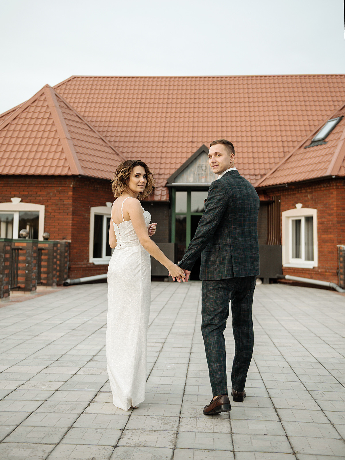 Свадебная фотосессия в загородном доме. 