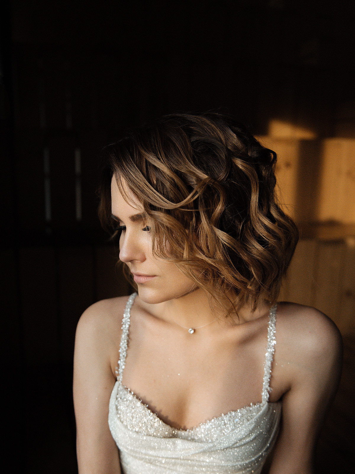 Свадебная фотосессия в загородном доме. 