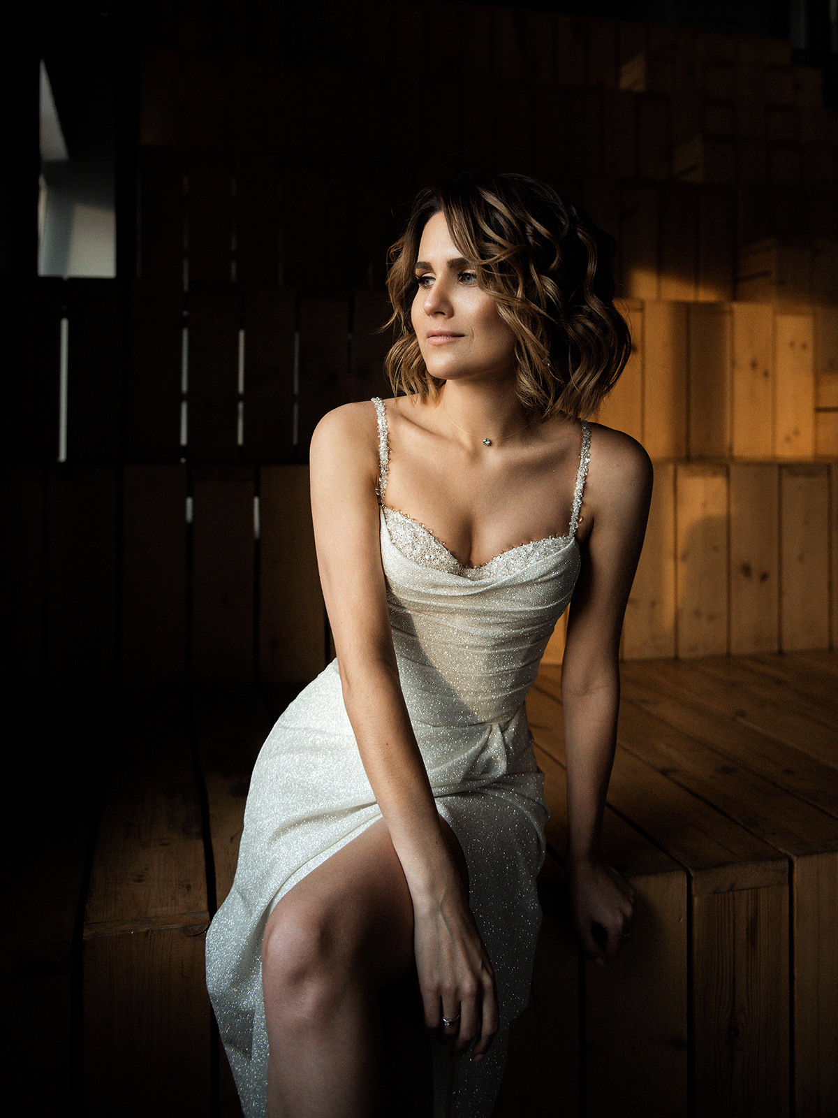 Свадебная фотосессия в загородном доме. 