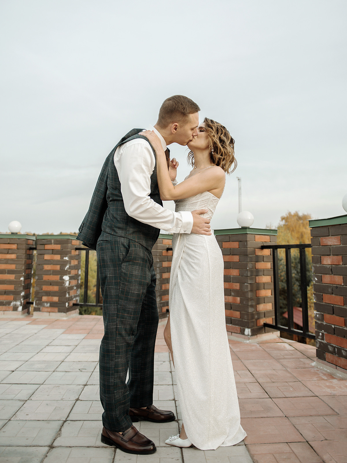 Свадебная фотосессия в загородном доме. 