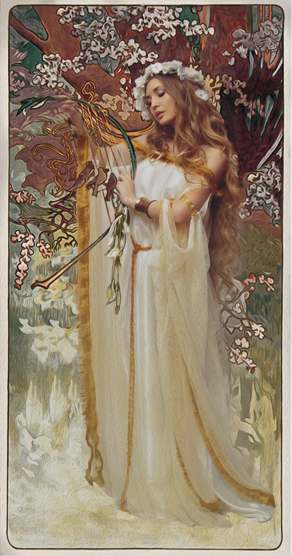 Образы для фотосессии в студии по мотивам серии Времена года Мухи