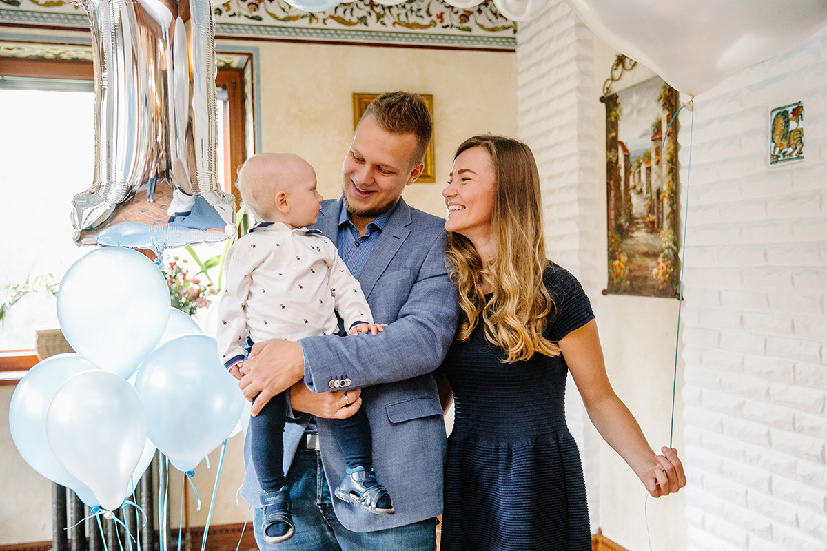 День рождения 1 годик. Детский и семейный фотограф в Санкт-Петербурге Елена Крюкова
