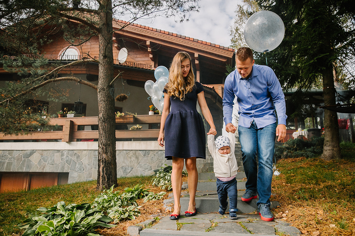 Детский день рождения в загородном доме. Детский и семейный фотограф в Санкт-Петербурге Елена Крюкова