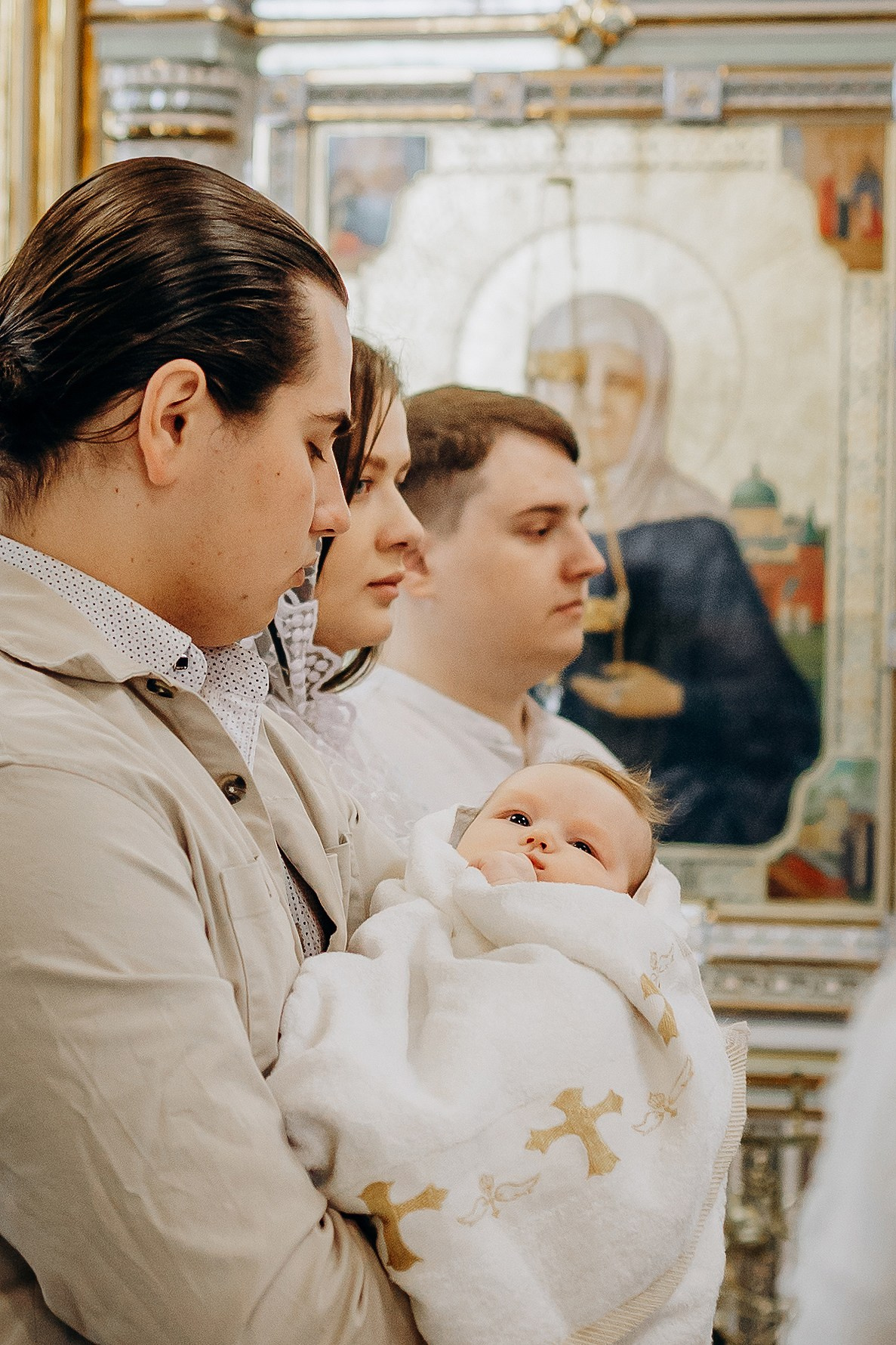 Крещение Александры. Семейный фотограф в Пензе Мария Левина