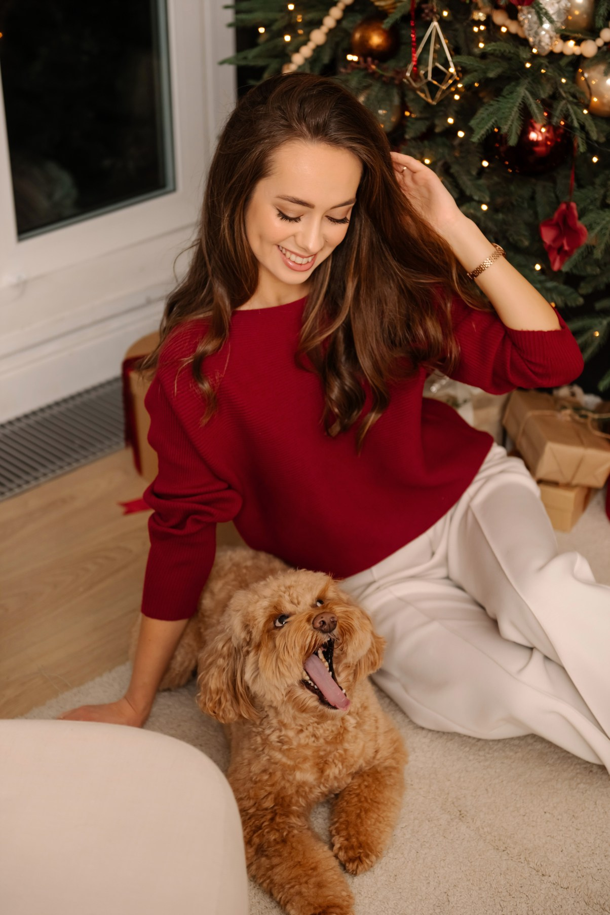 Индивидуальная. Анастасия с собачкой. Свадебный и сеейный фотограф в Санкт-Петербурге Елена Худякова