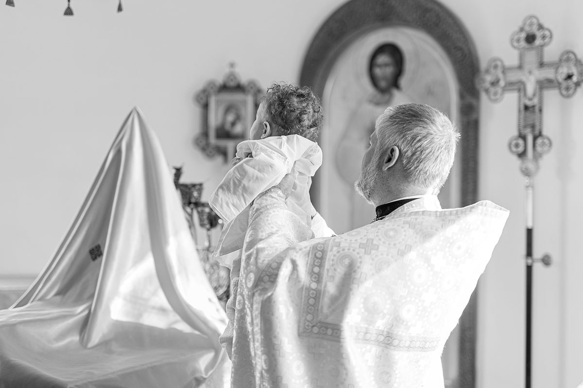 — Таинство Крещения (Чёрно-белый). Детский и семейный фотограф Домодедово