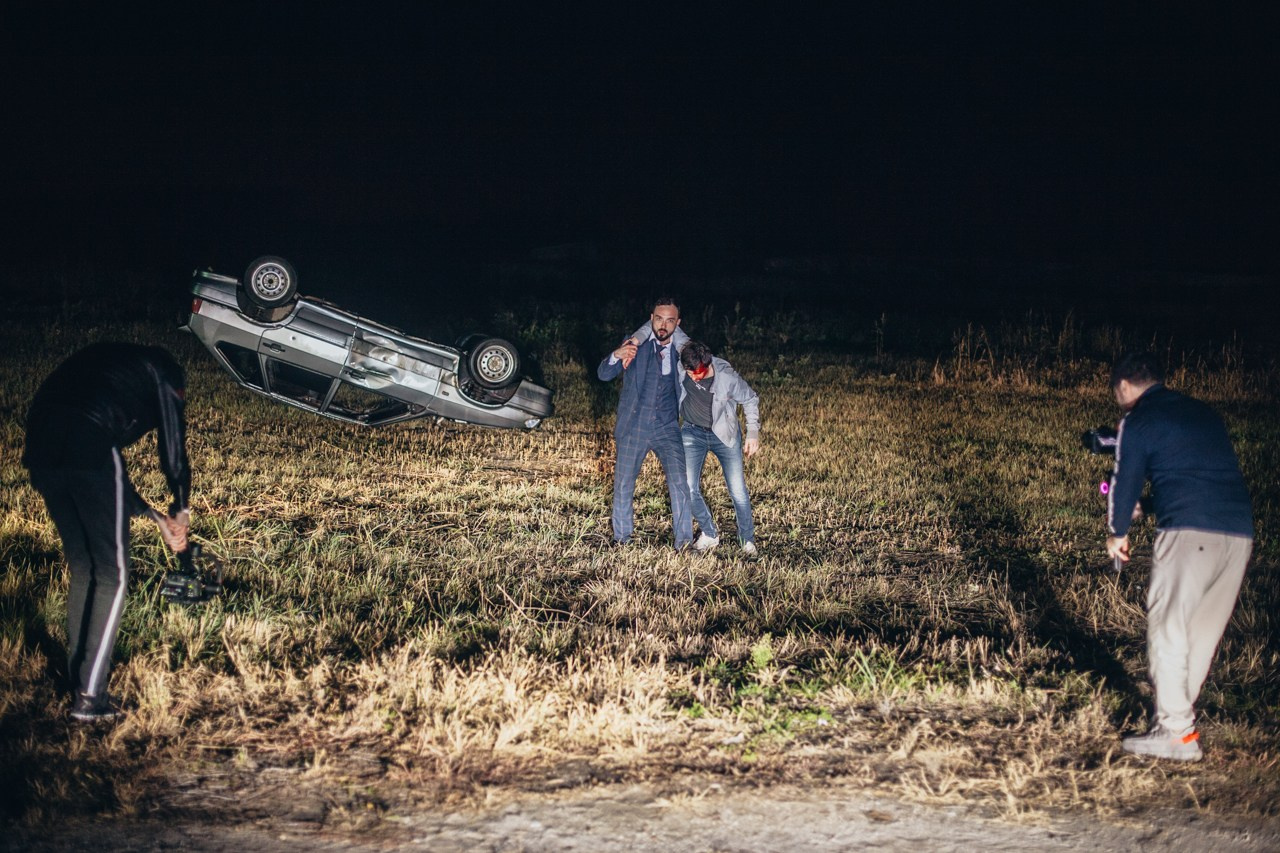 Бэкстейдж съемка рекламы. Фотограф Денис Денисов