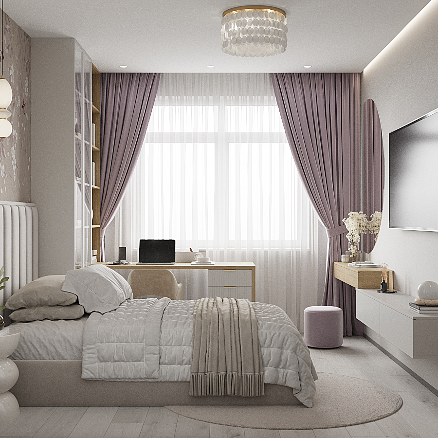 Нежные детские. Дизайн интерьера Рязань Москва Чижикова Олеся