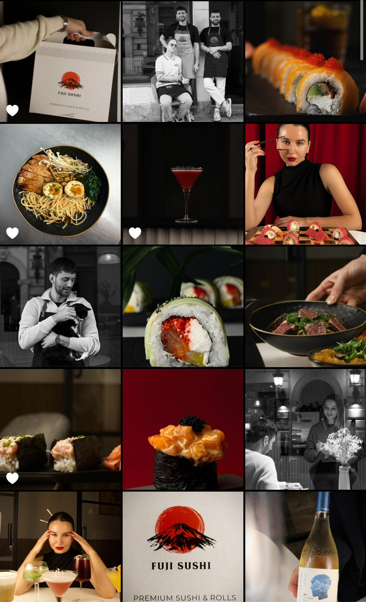 Ресторан FUJI SUSHI. Фотограф в Москве Струц Влада