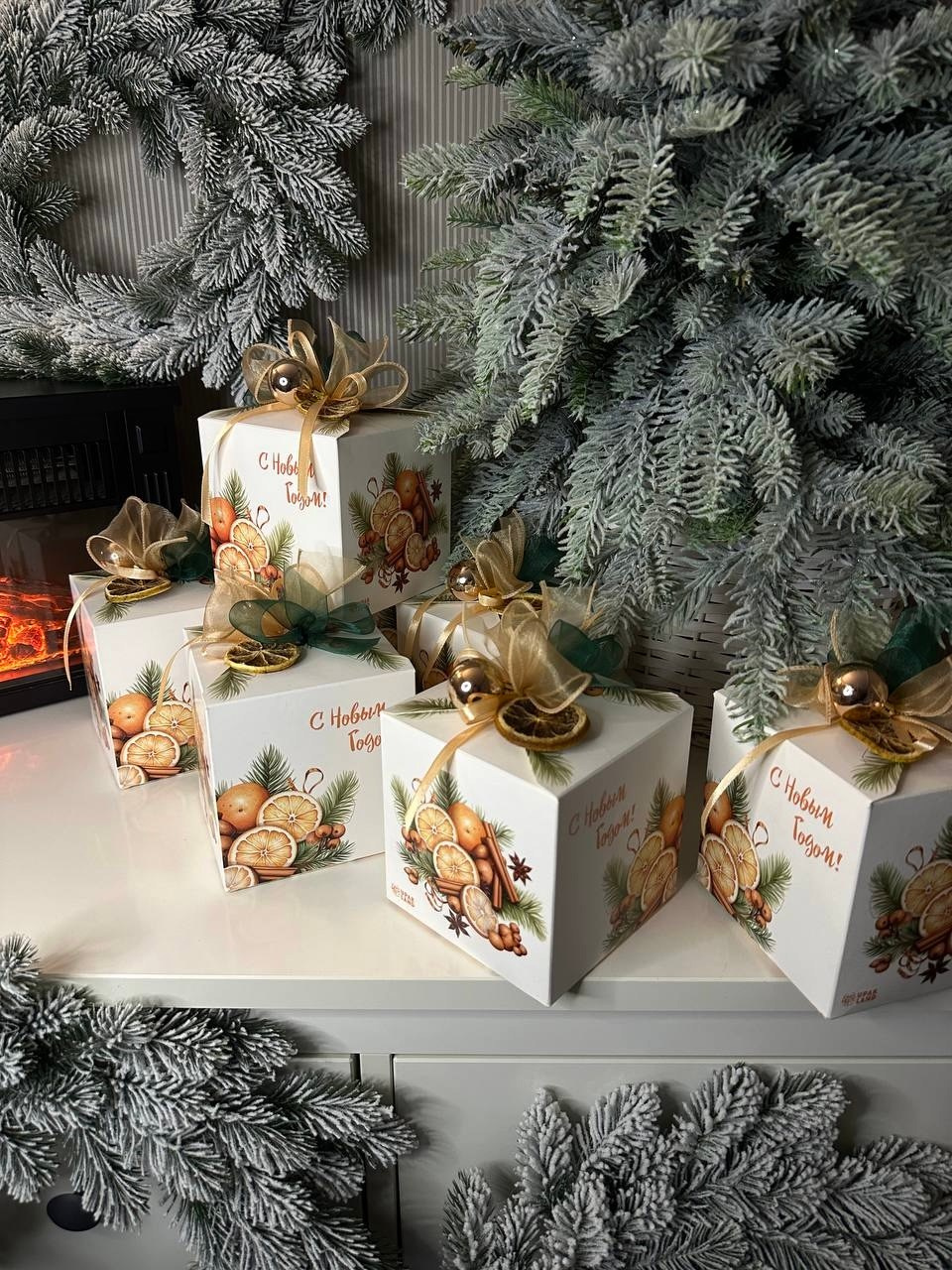 Новогодний презент учителю. Студия подарочных наборов «Владия»