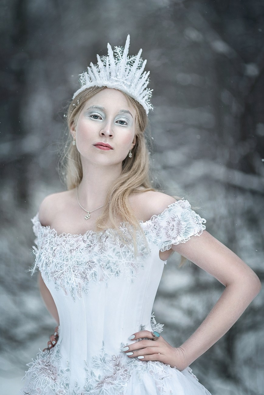 Снежная королева. Свадебный и семейный фотограф в Туле Ксения Сильвер