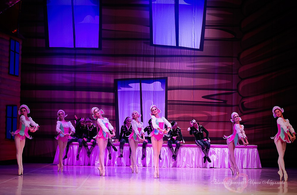 Премьера балета «Шут» — Прима балерина Кремлёвского балета Е.Первушина, Премьер Большого Театра Игорь Цвирко