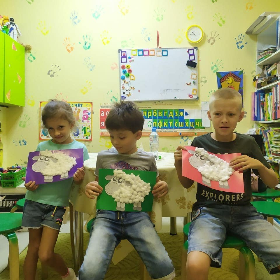 Творческая суббота: кудрявые овечки и подводный мир!