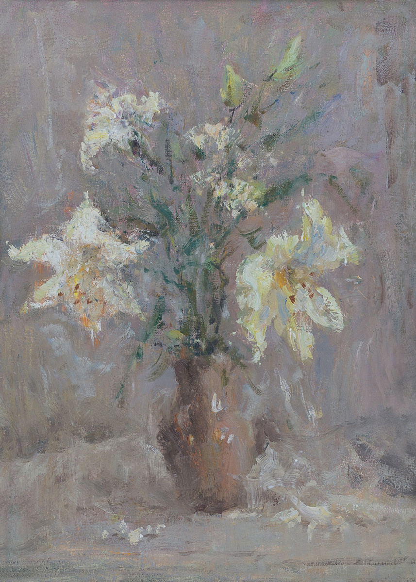 Лилии. Художник Александр Каверин