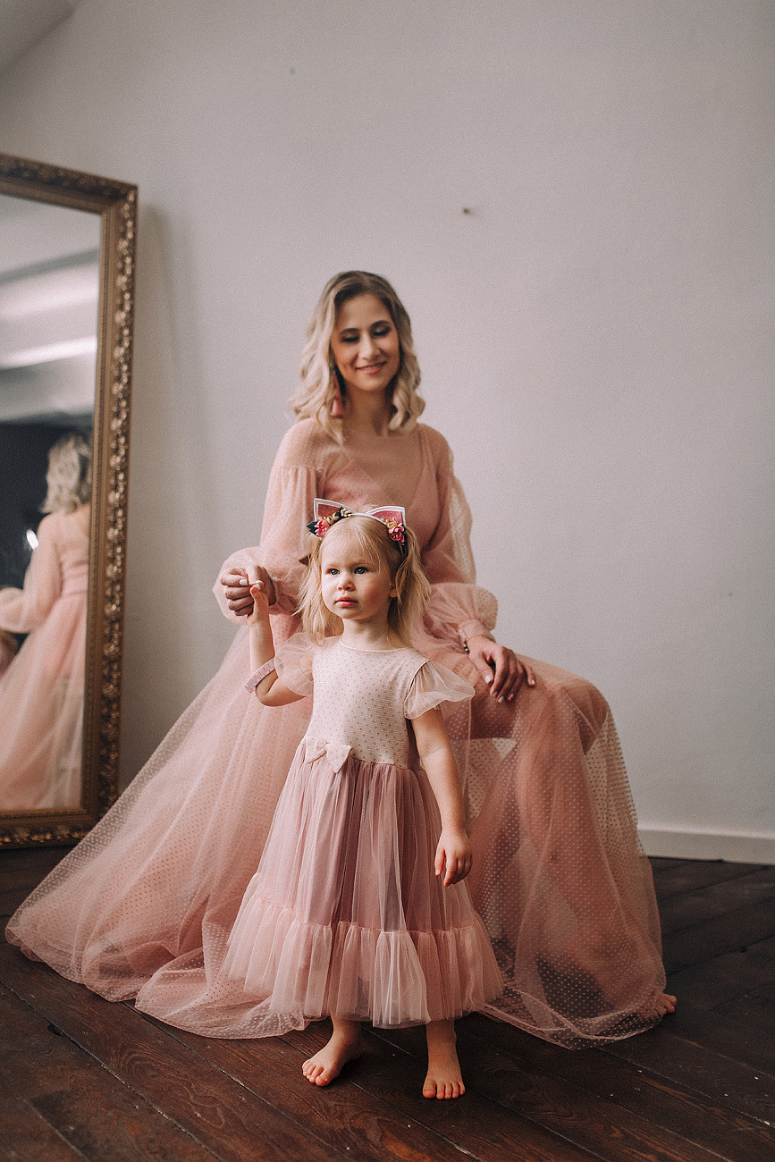 Семейная в студии. Свадебный и семейный фотограф Москва Екатерина Верижникова