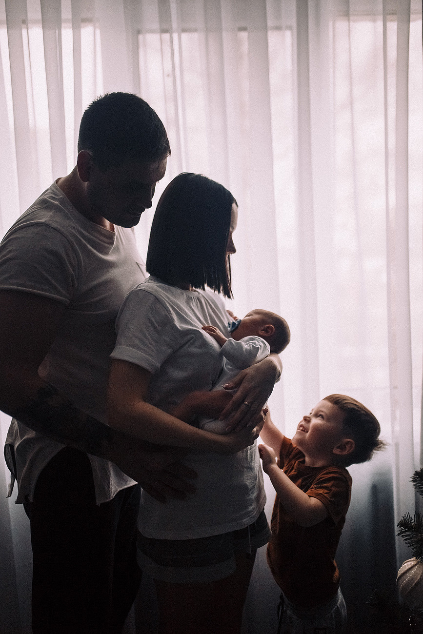 Семейная домашняя. Свадебный и семейный фотограф Москва Екатерина Верижникова