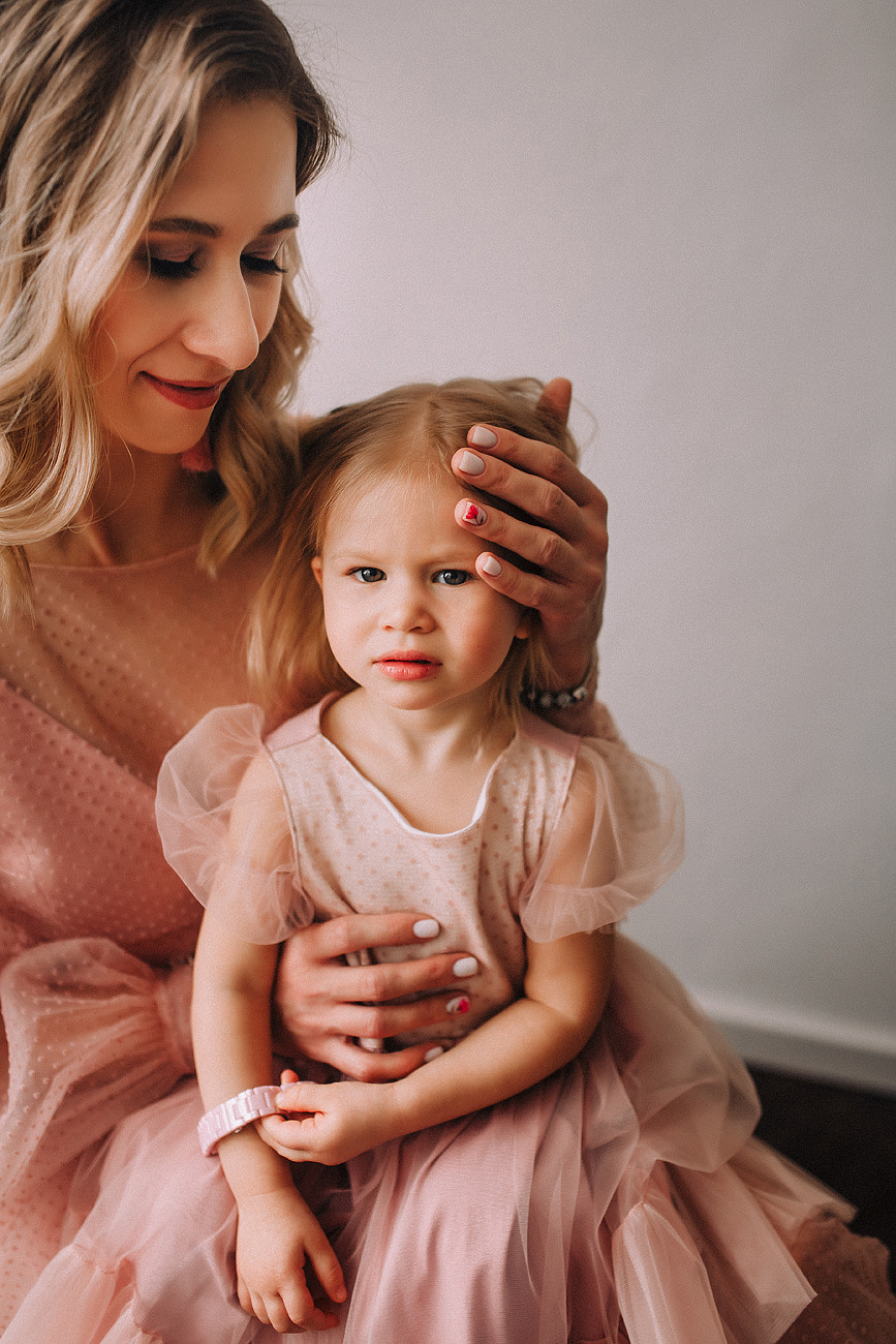 Семейная в студии. Свадебный и семейный фотограф Москва Екатерина Верижникова