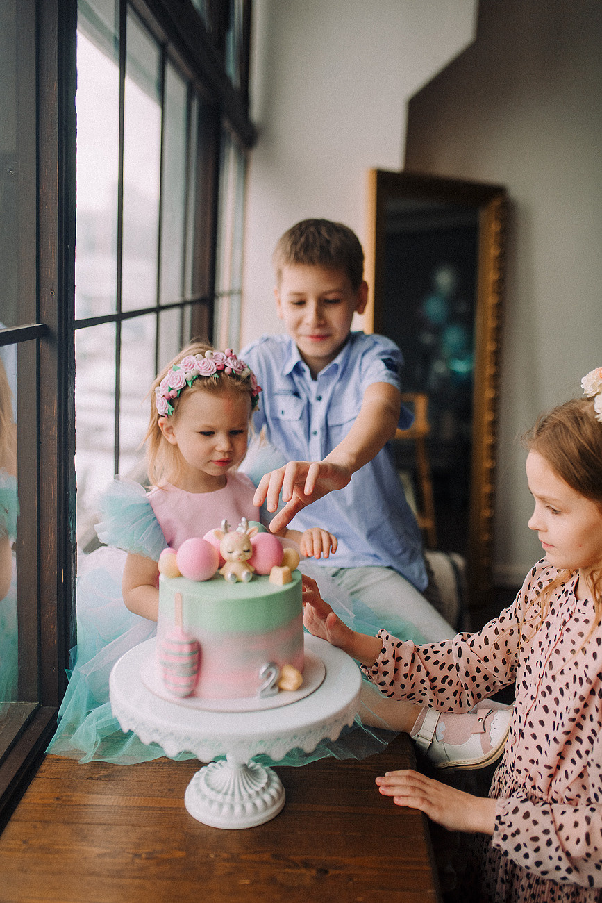 Семейная в студии. Свадебный и семейный фотограф Москва Екатерина Верижникова