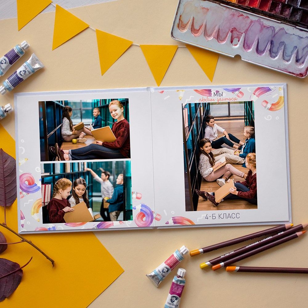 Цветные карандаши. GOTRA — выпускные альбомы в Тюмени