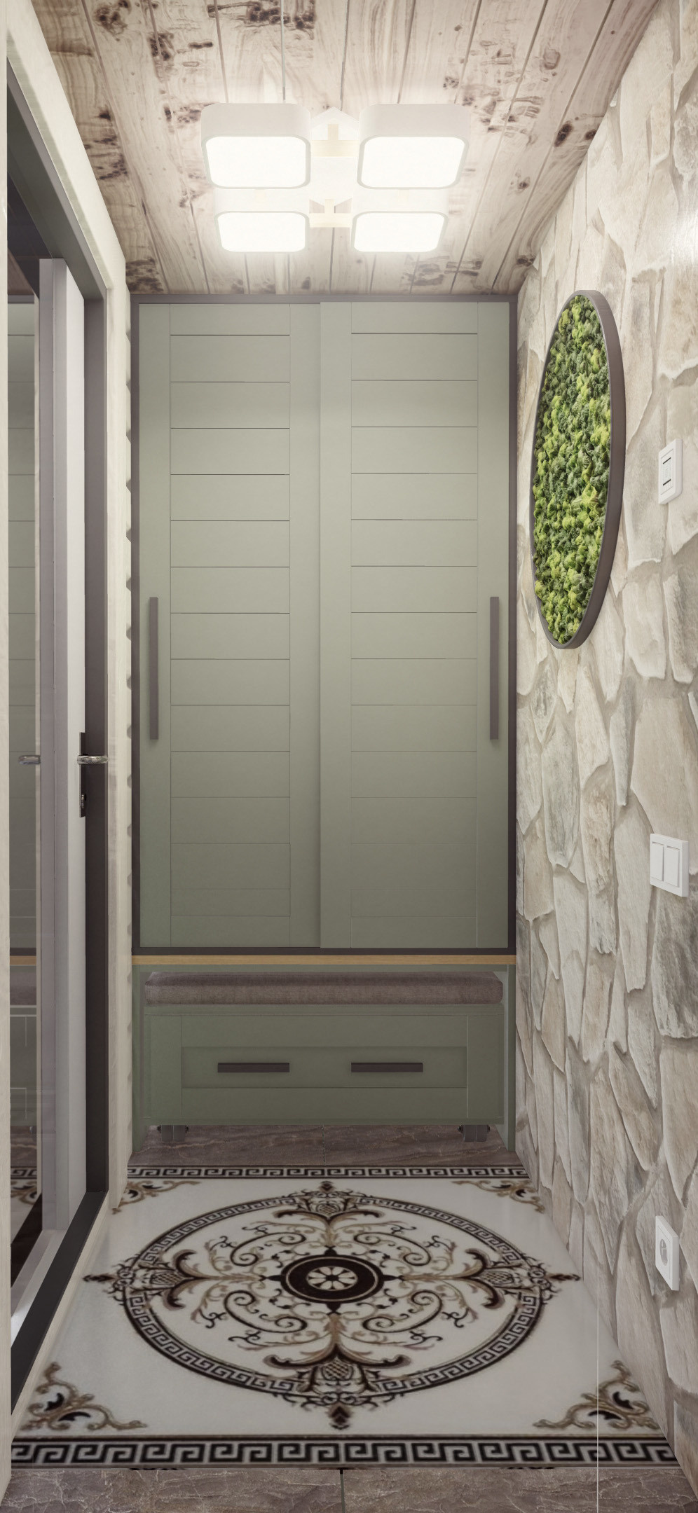 Гостевой дом, баня из профильтрованного бруса. Студия архитектуры и дизайна AR.CHITECT.OR