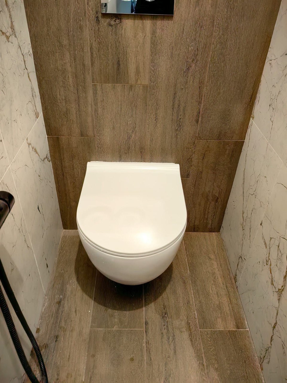 Ванная комната (ул. Фучика д. 78). Ремонт санузла, туалета, ванной под ключ в Казани. Укладка плитки