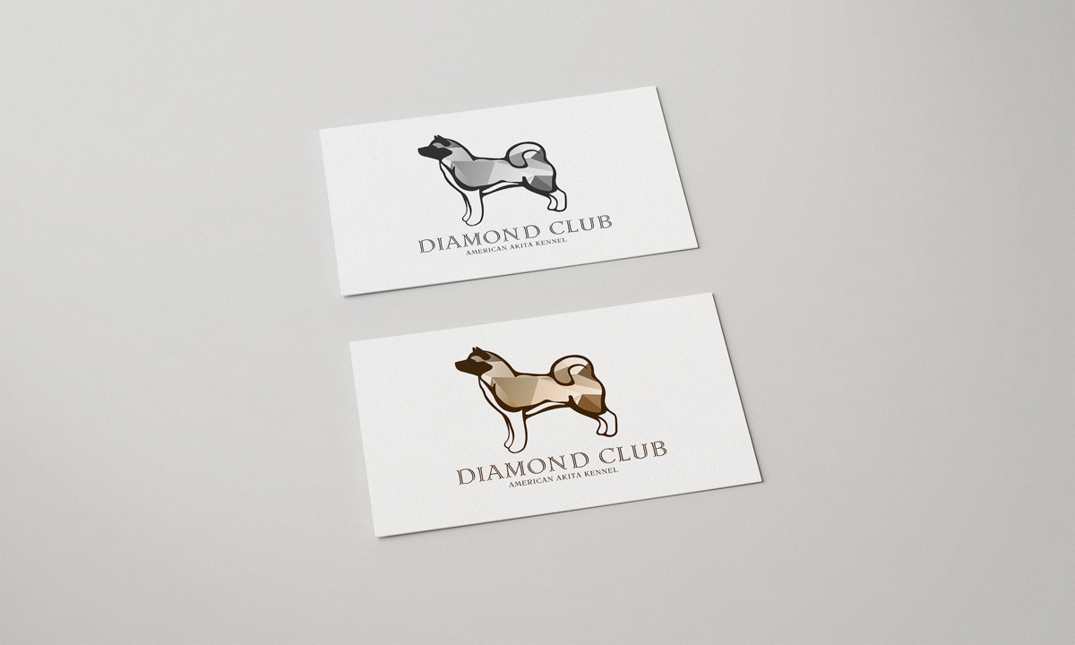 Логотип для питомника американской акиты DIAMOND CLUB
г.Ногинск