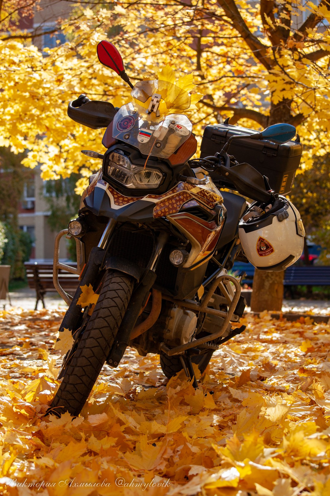 Маша Печенька (BMW GS1200). Виктория Ахмылова. Фотограф в Москве