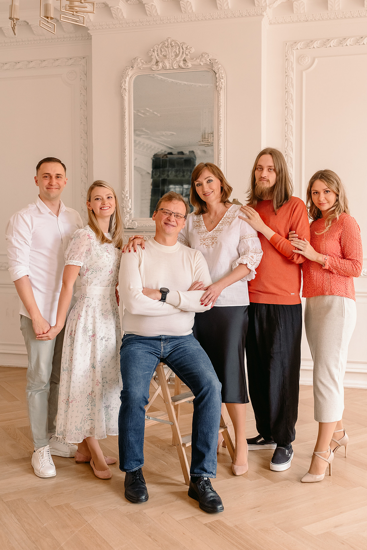 Фотосессия Большой Семьи. Фотограф Юлия Кондратьева