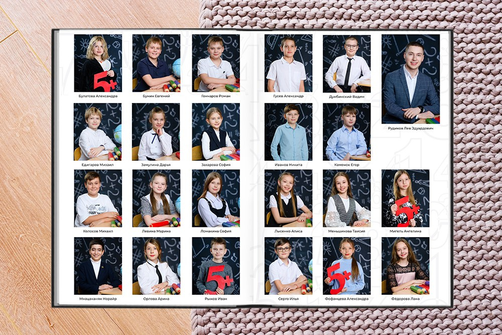 Выпускной альбом для 4 класса. Студия выпускных альбомов Ольги Галкиной. Томск