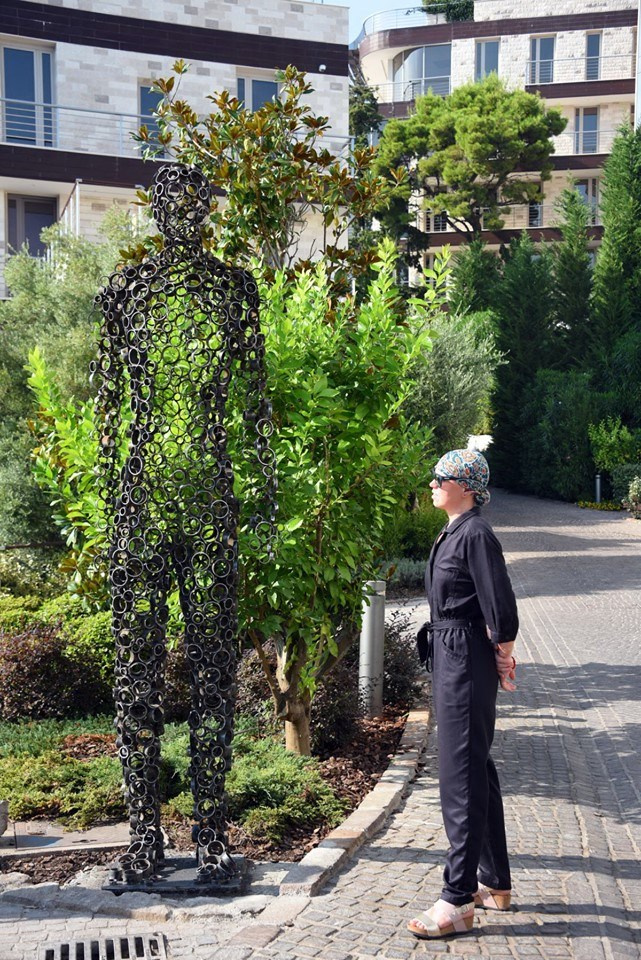 Исчезающий/Черногория/Будва/2019. Художник — скульптор Антонина Фатхуллина